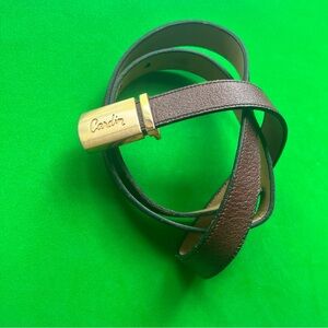 Pierre Cardin Vintage Women's Full Grain Cowhide Belt